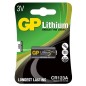 GP CR123A Lithium batteri, 3V, 1-pack